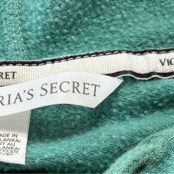 Victoria’s Secret Angel Full-Zip Hoodie – Green, Size Small  EUC - Picture 2 of 5